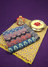 Thumbnail for 1 m Matching Mulmul/Ajrakh/Ikat Blouse Fabric
