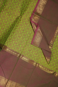 Thumbnail for Light Green - Muppagam Saree