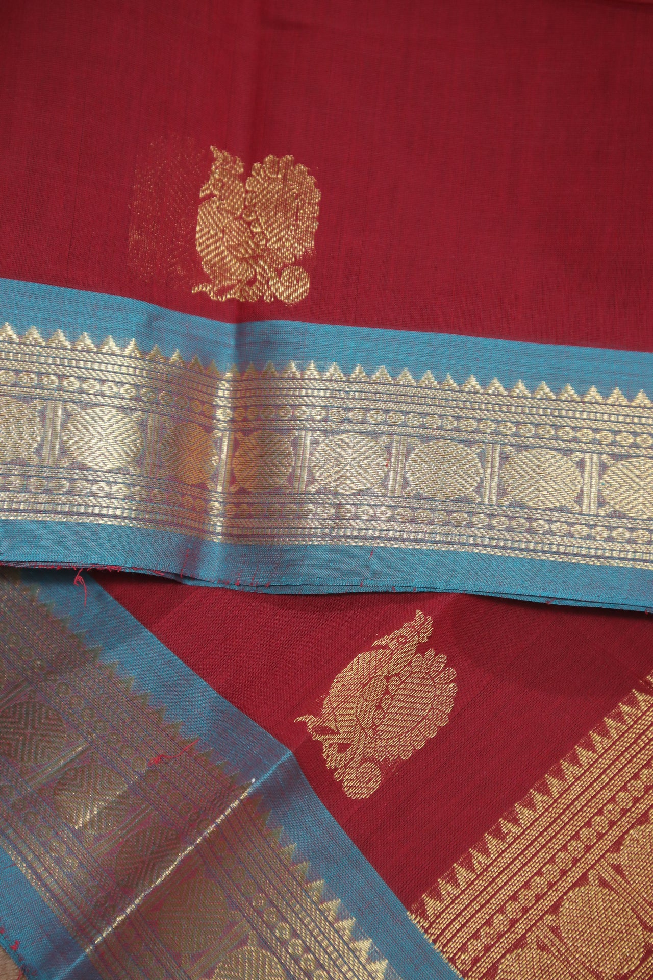 Kanchi Cotton Handloom Saree