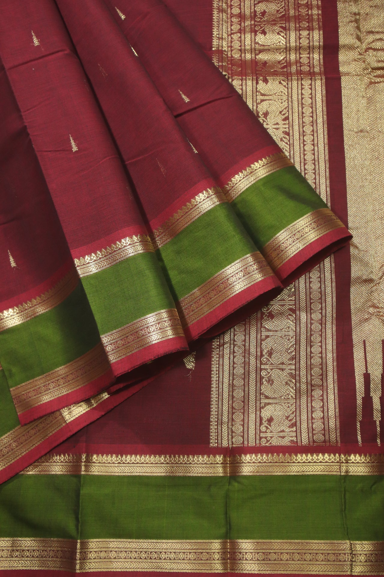 Kanchi Cotton Handloom Saree