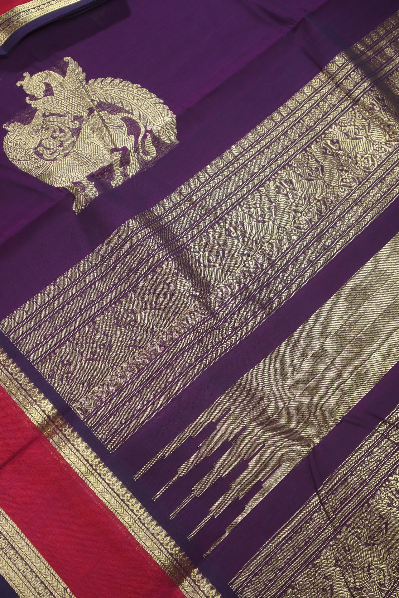 Kanchi Cotton Handloom Saree