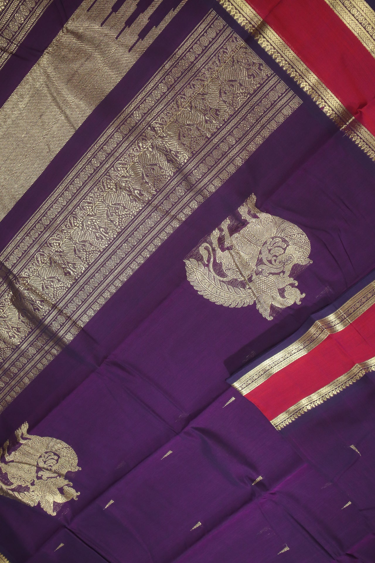 Kanchi Cotton Handloom Saree