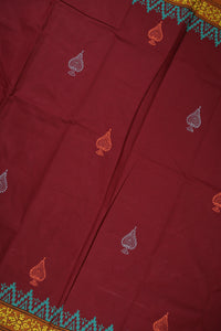 Thumbnail for Chettinad Cotton Printed Saree