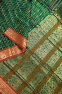 Thumbnail for Kanjivaram Silk Cotton Saree