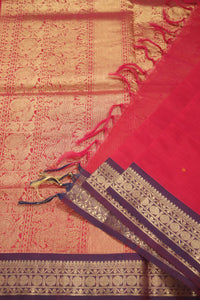 Thumbnail for Kanjivaram Silk Cotton Saree