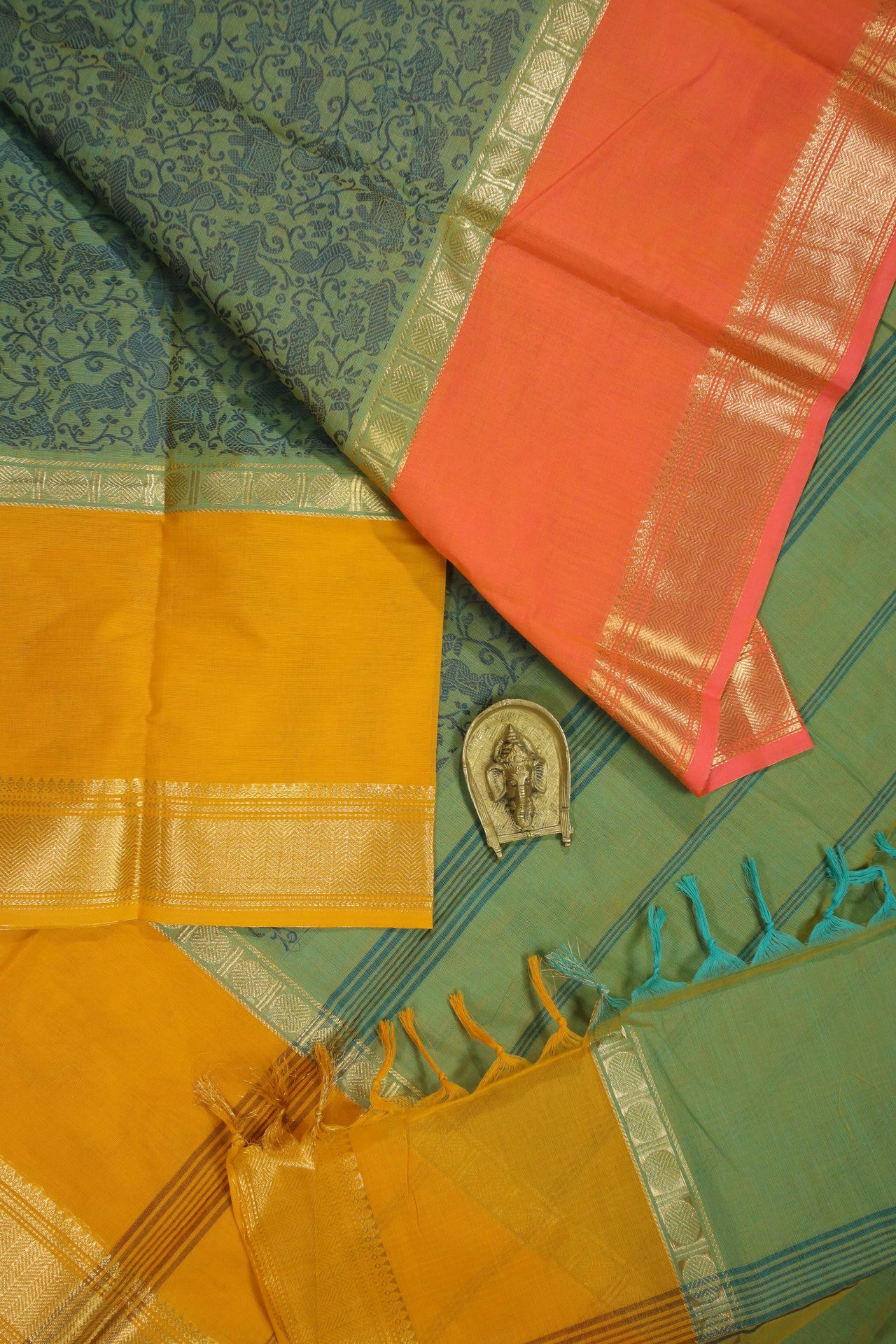 Muppagam handloom saree