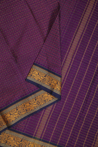 Thumbnail for Purple Laksha Deepam Saree - UU004843