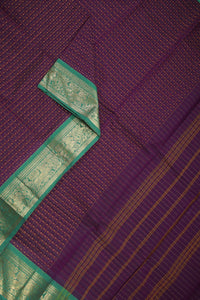Thumbnail for Purple Laksha Deepam Saree - UU004902