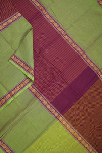 Thumbnail for Purple Muppagam Saree - UU004914