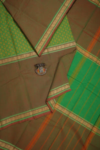 Thumbnail for Green Muppagam Saree - UU004931