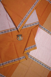 Thumbnail for Orange Muppagam Saree - UU004936