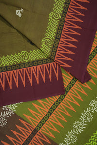 Thumbnail for Chettinad Cotton Printed Saree