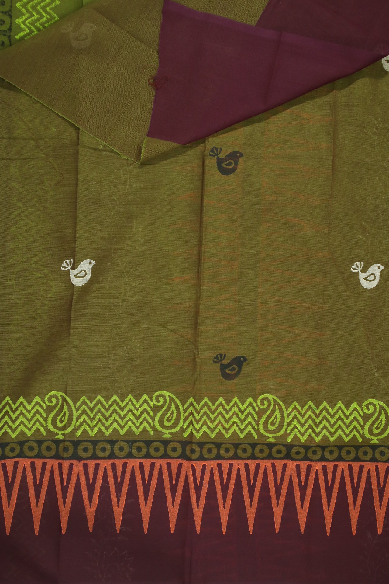 Chettinad Cotton Printed Saree