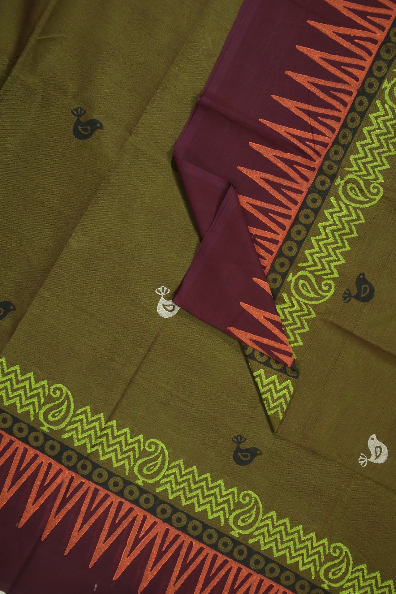 Chettinad Cotton Printed Saree